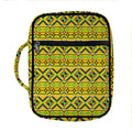 Asante Kente Pattern Print Front Pocket Bible Bag