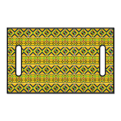 Asante Kente Pattern Print Golf Cart Seat Cover