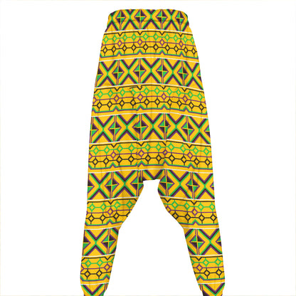 Asante Kente Pattern Print Hammer Pants