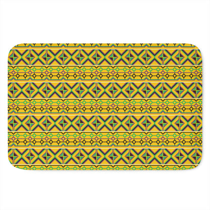 Asante Kente Pattern Print Indoor Door Mat