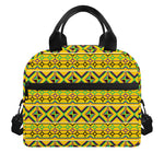 Asante Kente Pattern Print Insulated Lunch Bag