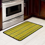Asante Kente Pattern Print Kitchen Mat