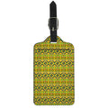 Asante Kente Pattern Print Luggage Tag