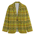 Asante Kente Pattern Print Men's Blazer