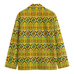 Asante Kente Pattern Print Men's Blazer