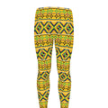 Asante Kente Pattern Print Men's Leggings