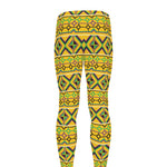 Asante Kente Pattern Print Men's leggings