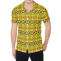 Asante Kente Pattern Print Men's Shirt