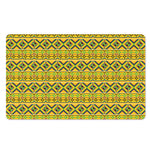 Asante Kente Pattern Print Polyester Doormat