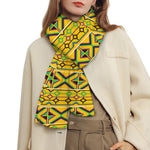 Asante Kente Pattern Print Scarf