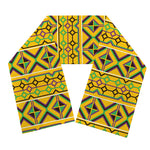 Asante Kente Pattern Print Scarf