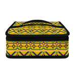 Asante Kente Pattern Print Small Lunch Bag