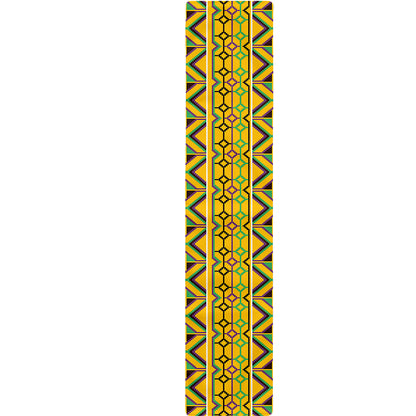 Asante Kente Pattern Print Table Runner