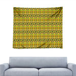 Asante Kente Pattern Print Tapestry