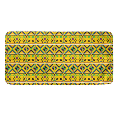 Asante Kente Pattern Print Towel