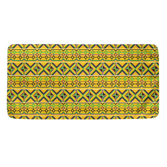 Asante Kente Pattern Print Towel