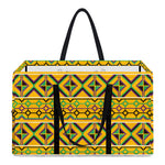 Asante Kente Pattern Print Utility Tote Bag