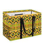 Asante Kente Pattern Print Utility Tote Bag