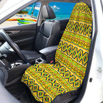 Asante Kente Pattern Print Waterproof Car Seat Cover