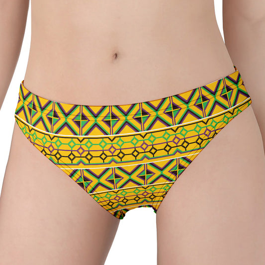 Asante Kente Pattern Print Women's Panties