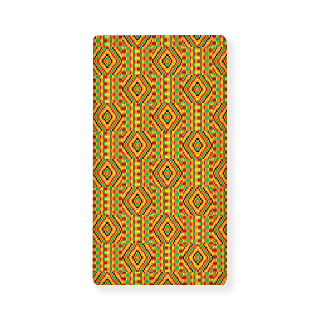 Ashanti Kente Pattern Print Baby Crib Sheet