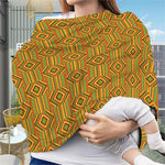 Ashanti Kente Pattern Print Baby Seat Cover
