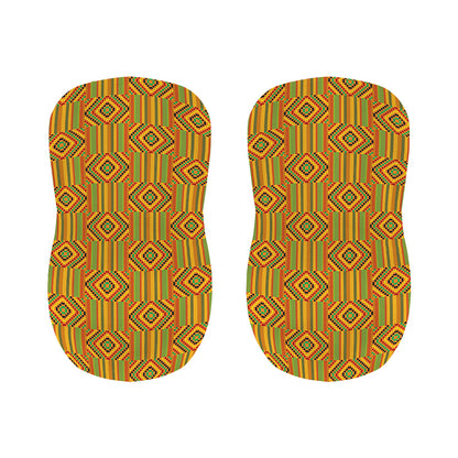 Ashanti Kente Pattern Print Bar Stool Covers