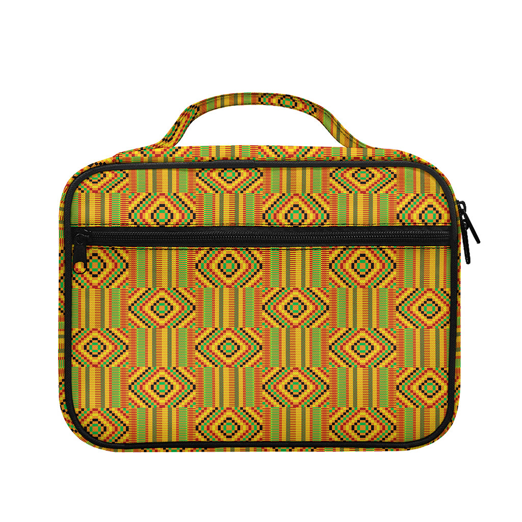 Ashanti Kente Pattern Print Briefcase Bible Bag