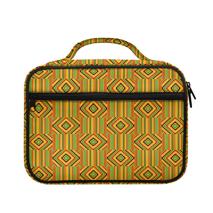 Ashanti Kente Pattern Print Briefcase Bible Bag