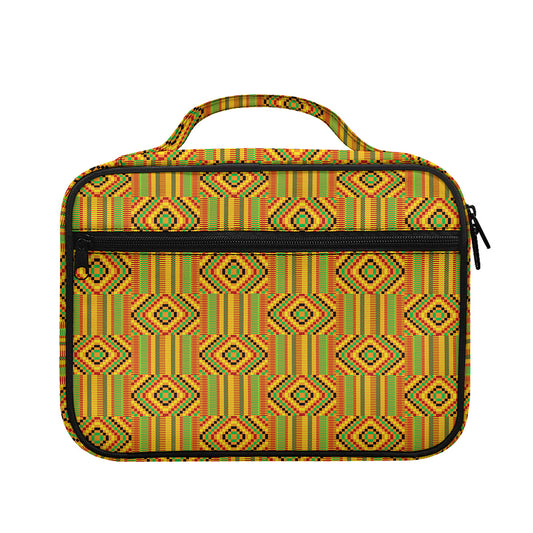 Ashanti Kente Pattern Print Briefcase Bible Bag