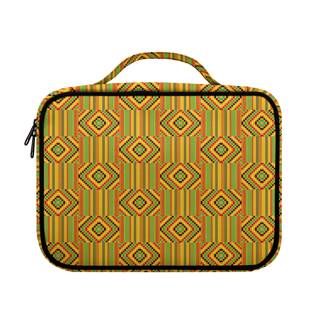Ashanti Kente Pattern Print Briefcase Bible Bag