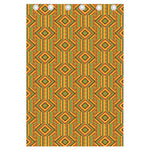 Ashanti Kente Pattern Print Curtain