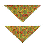 Ashanti Kente Pattern Print Dog Bandana