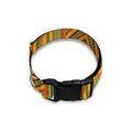 Ashanti Kente Pattern Print Dog Collar
