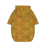 Ashanti Kente Pattern Print Dog Zip Up Hoodie