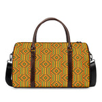 Ashanti Kente Pattern Print Duffle Bag