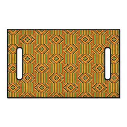 Ashanti Kente Pattern Print Golf Cart Seat Cover