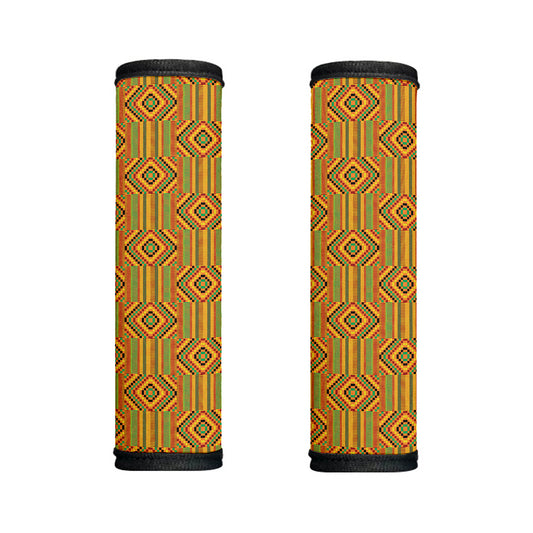 Ashanti Kente Pattern Print Handle Covers