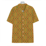 Ashanti Kente Pattern Print Hawaiian Shirt