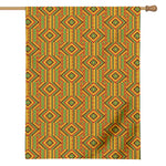 Ashanti Kente Pattern Print House Flag