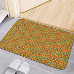 Ashanti Kente Pattern Print Indoor Door Mat