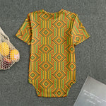 Ashanti Kente Pattern Print Men's Bodysuit
