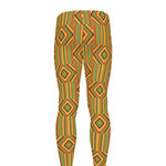 Ashanti Kente Pattern Print Men's leggings