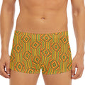 Ashanti Kente Pattern Print Men's Short Boxer Briefs