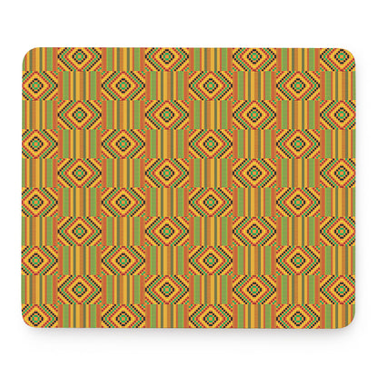 Ashanti Kente Pattern Print Mouse Pad