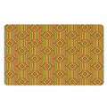 Ashanti Kente Pattern Print Polyester Doormat