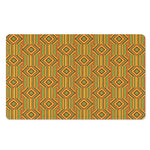 Ashanti Kente Pattern Print Polyester Doormat