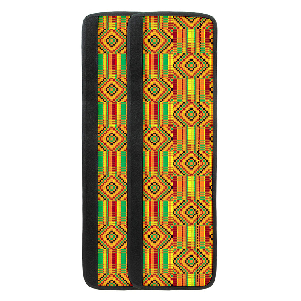 Ashanti Kente Pattern Print Refrigerator Handle Covers