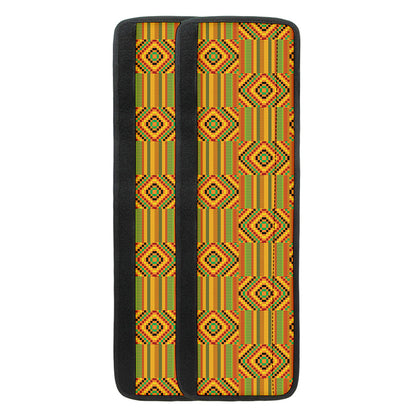 Ashanti Kente Pattern Print Refrigerator Handle Covers