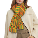 Ashanti Kente Pattern Print Scarf